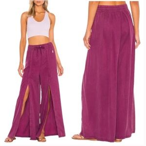 Free People Abs Tracker Split Wide Leg Pants